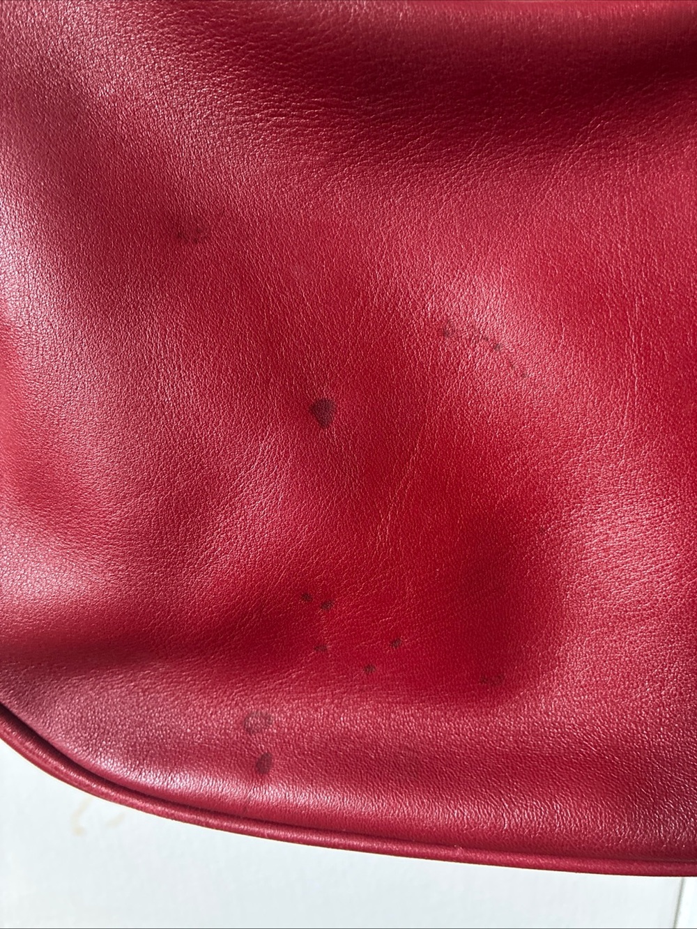 Coach vintage Legacy West Zoe J23 -9342 shoulder bag leather red - Picture 3 of 9